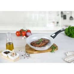 Die moderne Hausfrau Pfannen-Set Cerafit Steel, 7-teilig