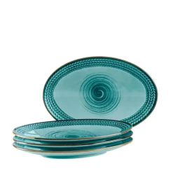 Die moderne Hausfrau Platten-Set, Porzellan Prospero