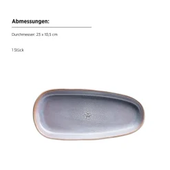 Die moderne Hausfrau Plattenset, Steinzeug Elea Flieder