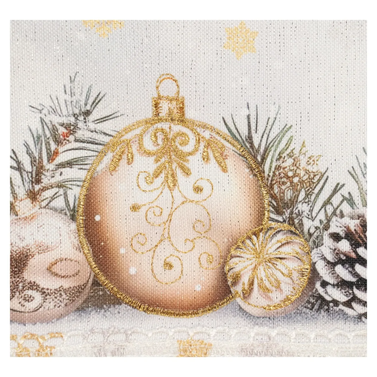 Die moderne Hausfrau Platzset „Festtagskugeln“, 2 Stück