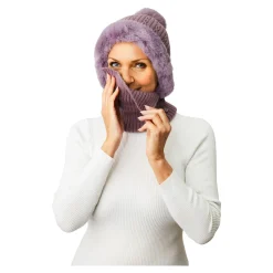 Damen Die moderne Hausfrau Polar-Schalmütze „Violetta“