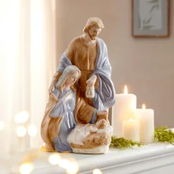 Die moderne Hausfrau Porzellanfigur „Heiligabend“