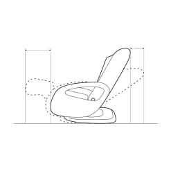 Die moderne Hausfrau Premium-Massagesessel 