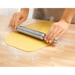 Die moderne Hausfrau Premium-Teigrolle "Edelstahl"