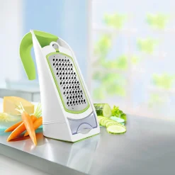 Die moderne Hausfrau Profi-Reibe mit Auffangfach, 6-teilig