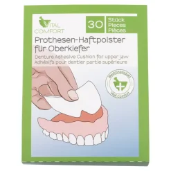 Die moderne Hausfrau Prothesen-Haftpolster, 30 Stück Oberkiefer