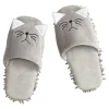 Die moderne Hausfrau Putzpantoffeln „Katze“, 1 Paar