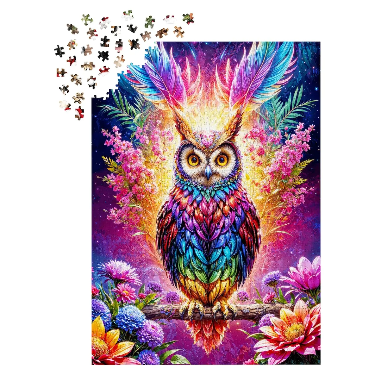 Die moderne Hausfrau Puzzle „Eule“ 2000 Teile