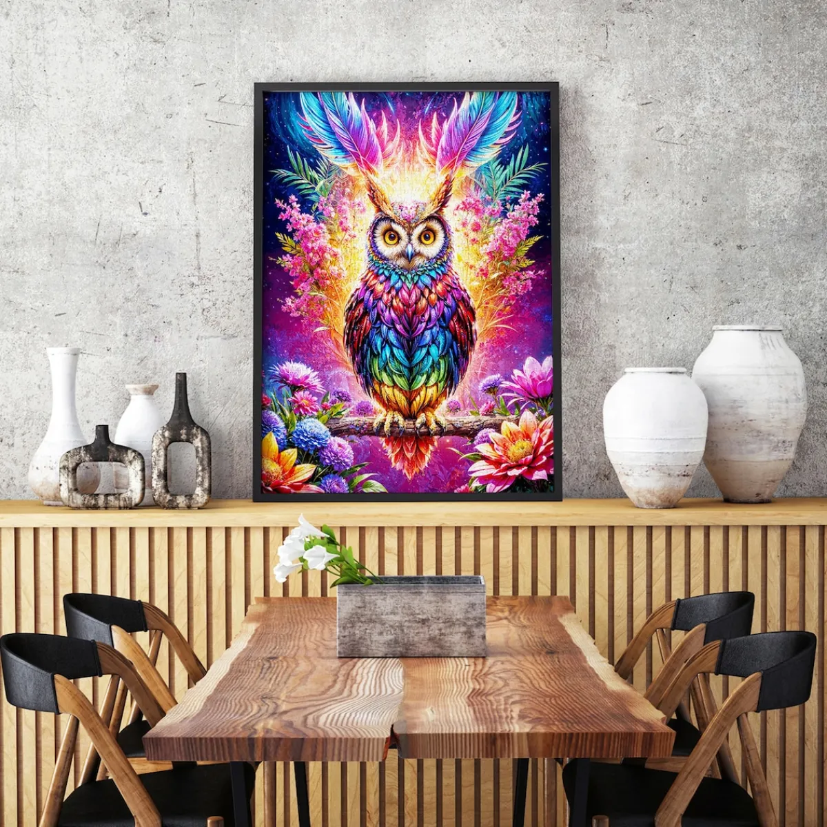 Die moderne Hausfrau Puzzle „Eule“ 2000 Teile