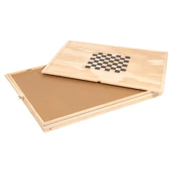 Die moderne Hausfrau Puzzletisch mit Spielbrett-Deckel + LED-Licht für 1000 Teile