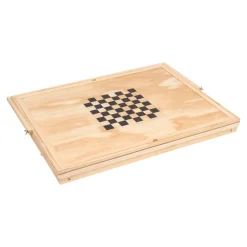 Die moderne Hausfrau Puzzletisch mit Spielbrett-Deckel + LED-Licht für 1000 Teile