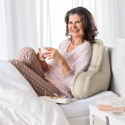 Die moderne Hausfrau Rückenkissen beige