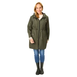 Damen Die moderne Hausfrau Regenjacke "Linda" khaki