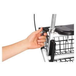 Die moderne Hausfrau Rollator Actimo Basic, mit Sitzfläche, klappbar