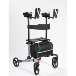Die moderne Hausfrau Rollator mit Arthritisauflage, faltbar