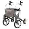 Die moderne Hausfrau Rollator Olympos ATR MS, faltbar, mit Tasche schwarz