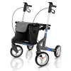 Die moderne Hausfrau Rollator Troja 5G S, faltbar, höhenverstellbar blau