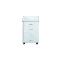 Die moderne Hausfrau Rollcontainer weiß