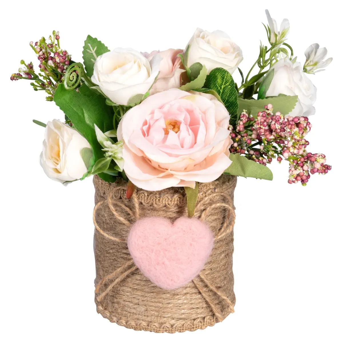 Die moderne Hausfrau Rosengesteck „kleine Freude“