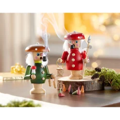 Die moderne Hausfrau Räuchermännchen grün