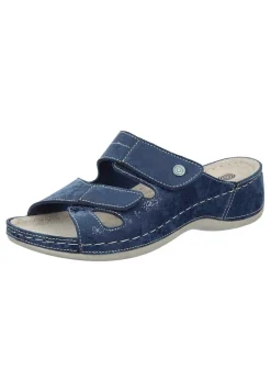 Damen Die moderne Hausfrau SAGUNT Pantoletten blau