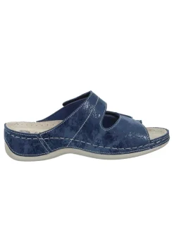 Damen Die moderne Hausfrau SAGUNT Pantoletten blau