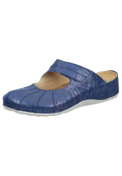 Damen Die moderne Hausfrau SAGUNT Pantoletten blau