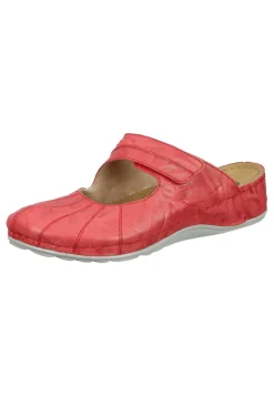 Damen Die moderne Hausfrau SAGUNT Pantoletten rot