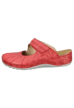 Damen Die moderne Hausfrau SAGUNT Pantoletten rot