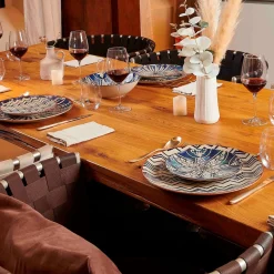 Die moderne Hausfrau Salatschüssel-Set, Iberico Blue 5 x Schüssel