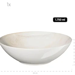 Die moderne Hausfrau Salatschüssel-Set, Steinzeug Ossia