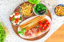 Die moderne Hausfrau Salatschüssel-Set, Steinzeug Frozen Weiß