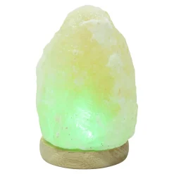 Die moderne Hausfrau Salzkristall-Lampe „Himalaya“