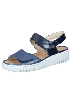 Damen Die moderne Hausfrau Sandalen blau