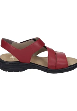 Damen Die moderne Hausfrau Sandalen rot