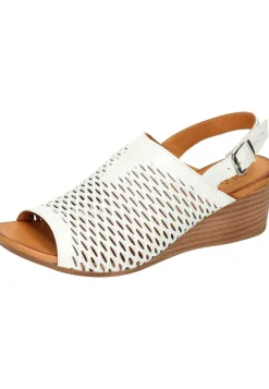 Damen Die moderne Hausfrau Sandalen weiß