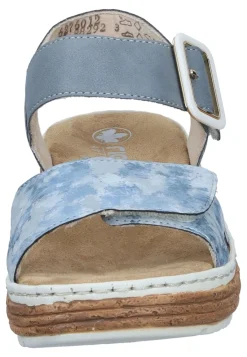 Damen Die moderne Hausfrau Sandaletten hellblau
