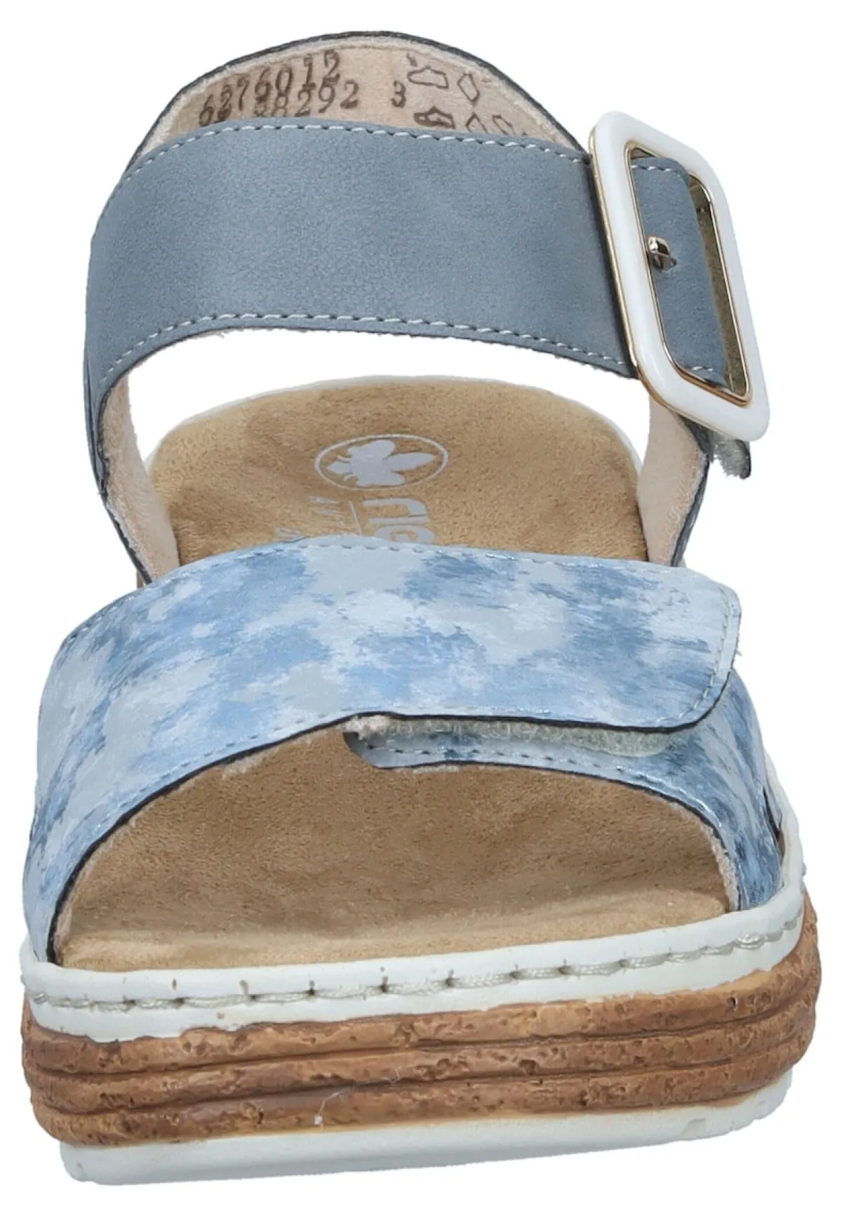 Damen Die moderne Hausfrau Sandaletten hellblau