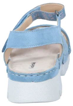 Damen Die moderne Hausfrau Sandaletten hellblau