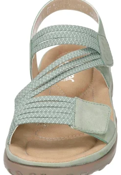 Damen Die moderne Hausfrau Sandaletten hellgrün