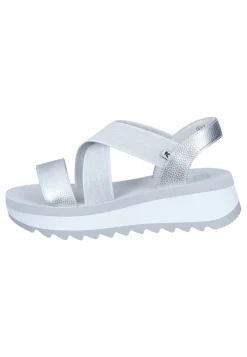 Damen Die moderne Hausfrau Sandaletten silber