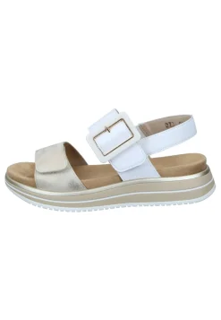 Damen Die moderne Hausfrau Sandaletten weiß