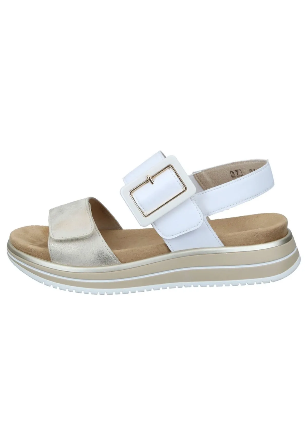 Damen Die moderne Hausfrau Sandaletten weiß