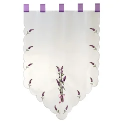 Die moderne Hausfrau Scheibengardine „Lavendel“