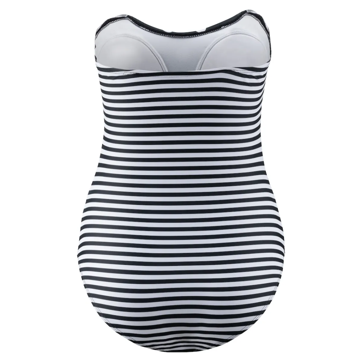 Damen Die moderne Hausfrau Schlank-Badeanzug „Punkte/Streifen“