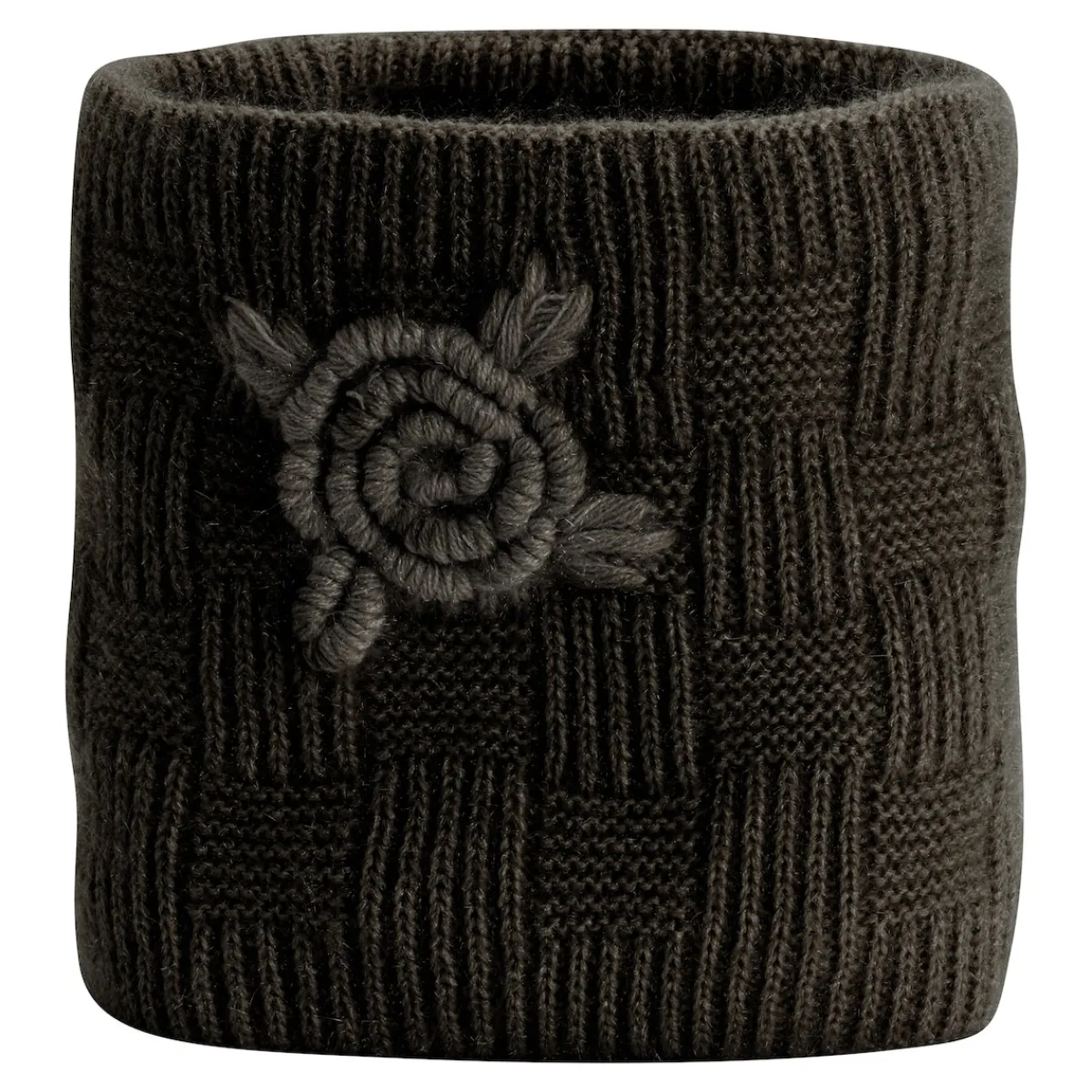 Damen Die moderne Hausfrau Schlupfschal „Rose“ schwarz