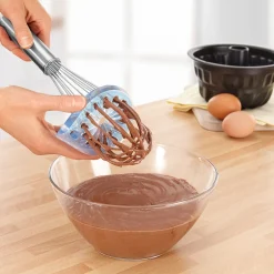 Die moderne Hausfrau Schneebesen mit Abstreifer, 2-teilig