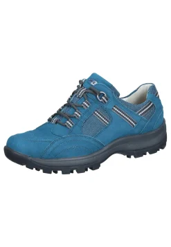 Damen Die moderne Hausfrau Schnürer blau