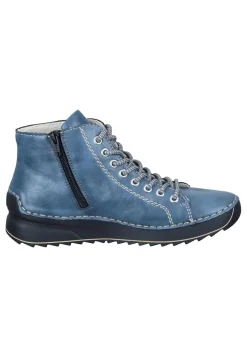 Damen Die moderne Hausfrau Schnürer blau