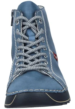 Damen Die moderne Hausfrau Schnürer blau